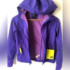 All In Motion Girls zip up hoodie size Small 4/5